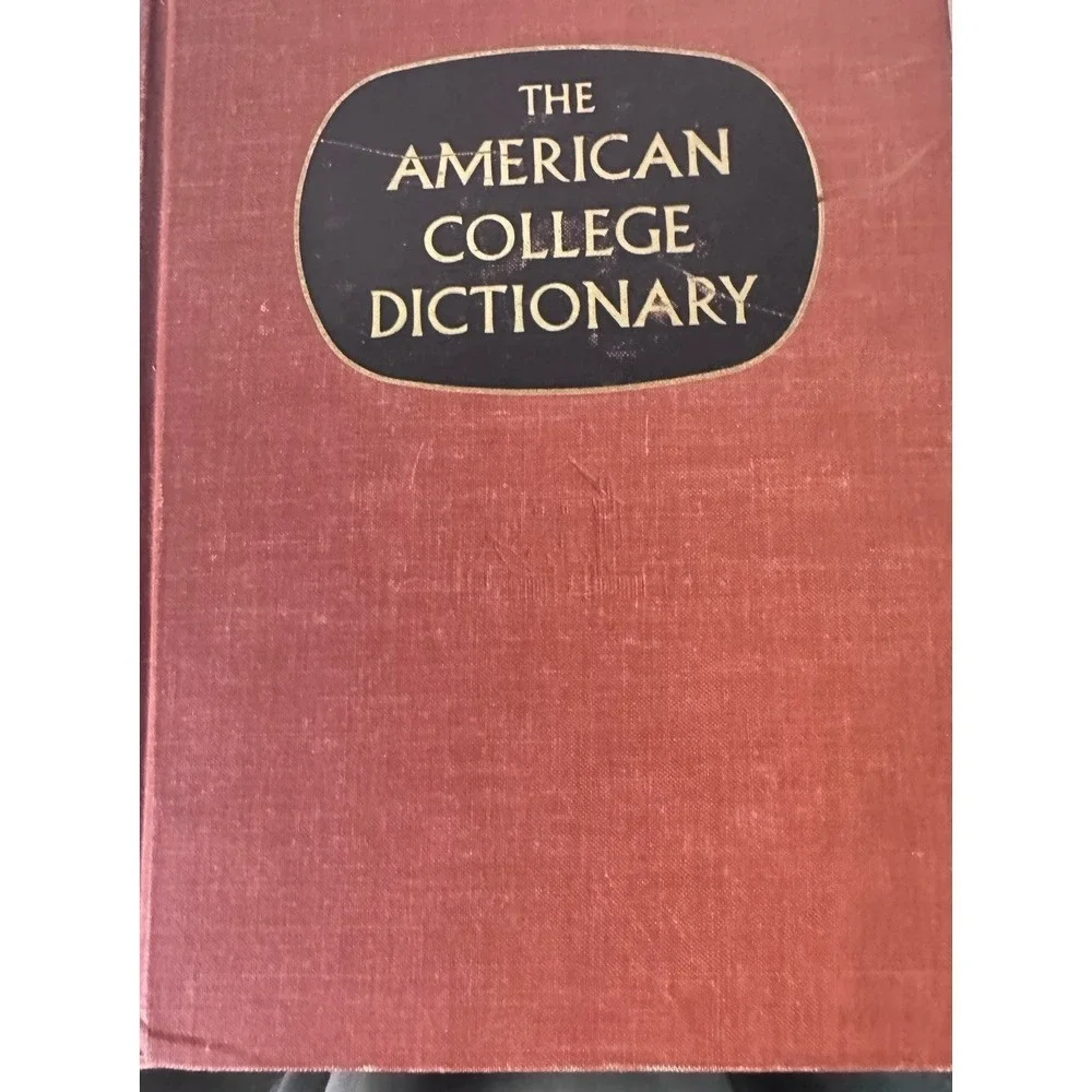 Vintage American College Dictionary‎ 1960s Random House Decor Book